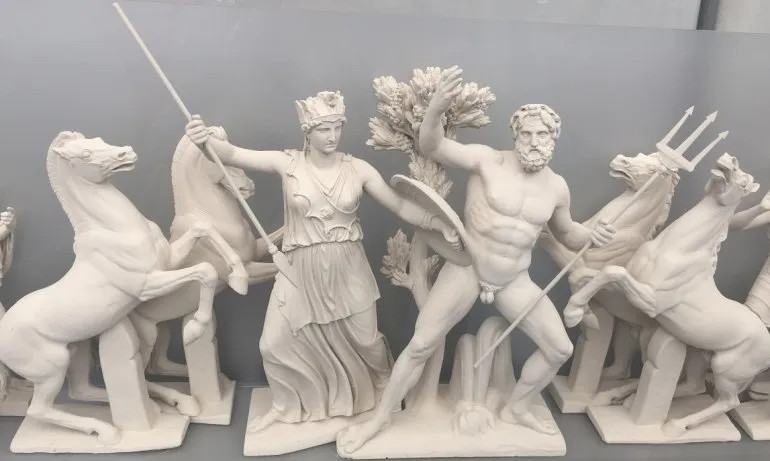 Frontón occidental del Partenón